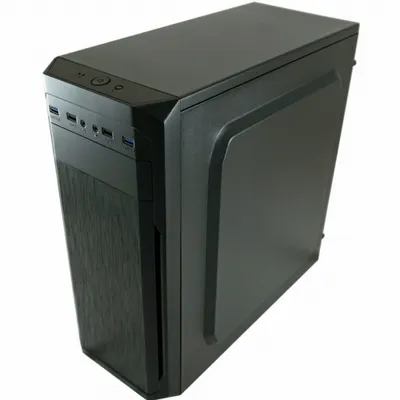 Produktbild von LC-Power 7039B, Midi Tower, PC, Schwarz, ATX, micro ATX, Mini-ITX, Metall, Kunststoff, 14,5 cm