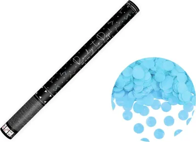 Produktbild von PartyDeco TUKR60-001, Konfettikanone, Blau, 1 Farben, 600 mm, 1 Stück(e)