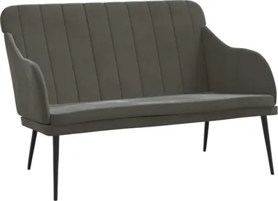 Obrázek produktu pro vidaXL Lavice tmavě šedá 110x76x80 cm Velvet