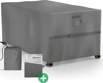 Produktbild von SANZARO Abdeckung Gartenmöbel Winterfest - 600D Oxford, Schwerlast 320g, Schutzhülle für Gartentisch Sitzgruppe Balkonmöbel - 170x94x70cm