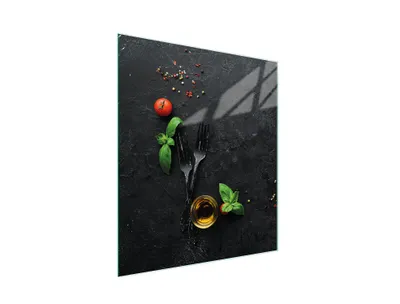 Produktbild von Glasschneidebrett 45x52 schiefer
