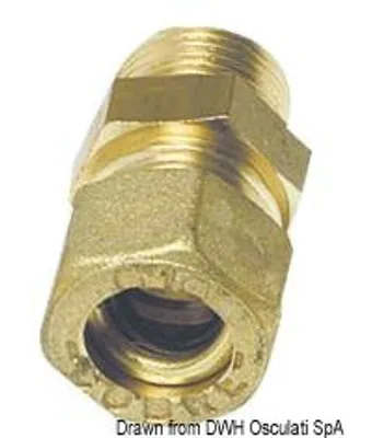 Immagine prodotto di Attacco a pressione Tubo di rame diritto A 8 mm x 1/4" , 1 pezzo