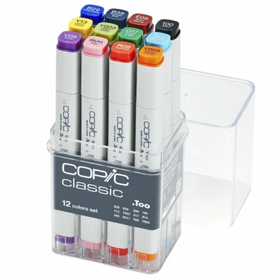 Zdjęcie produktu dla Copic Classic Wkład do pióra Basic Colours 12 szt.