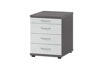 Productafbeelding van Möbelpartner kantoorkast Manni 154034, beukenfineer grijs/wit mat, 41,6 x 50 x [afmeting ontbreekt]