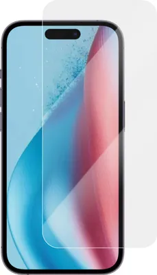 A screen protector is shown on a smartphone.