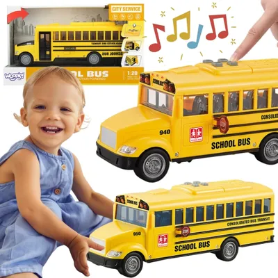 Produktbild von Woopie Interaktiver elektrischer Schulbus 1:20