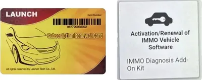 Obrázek produktu pro Software pro vozidla Immo, obnovovací karta pro programátory ECU a TCU, kompatibilní s modely Launch X431,  CE, 2 roky softwaru Immo