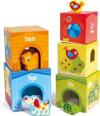 Produktbild von Hape FRIENDSHIP TOWER, 1,5 Jahr(e), 9 Stück(e), Karton, MDF-Platten