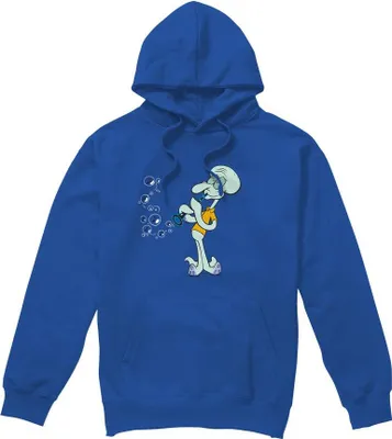 Obrázek produktu pro SpongeBob SquarePants - Pánská mikina s kapucí "Squidward's Clarinet" TV8847 (L) (Královsky modrá)