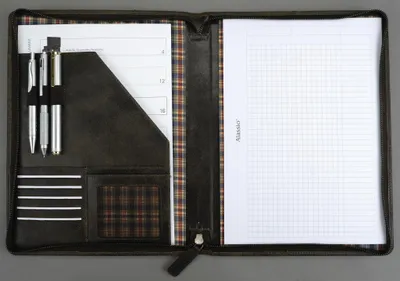 Produktbild von PRIDE&SOUL Schreibmappe, DIN A4, Le der, braun (5317814)