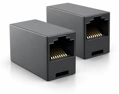 Obrázek produktu pro 2x konektor pro síťový kabel - RJ45 - adaptér pro ethernetový kabel
