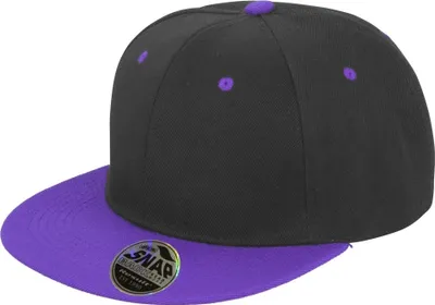 Productafbeelding van Result Uni Core Bronx Honkbalkap, 2-kleurig BC3045 (one size) (zwart/paars)