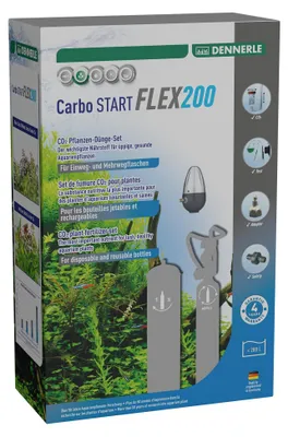 Produktbild von CO2 Pflanzen-Dünge-Set DENNERLE CarboSTART Flex200