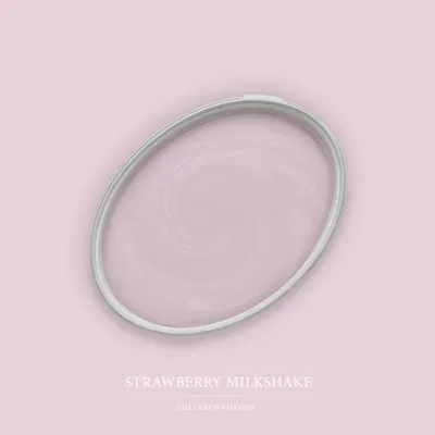 Obrázok produktu pre Farba na steny Pink matná | The Color Kitchen Milky Strawberry | Exkluzívna interiérová disperzná farba Vysoká krycia schopnosť | 5 litrov