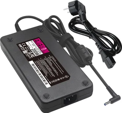 Zdjęcie produktu dla Zasilacz Eneron do laptopów HP 19.5V/10.3A 200W 4.5x3.0mm + KABEL