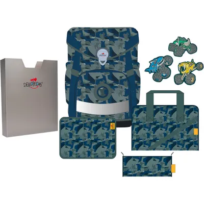 Produktbild von DerDieDas Ergoflex Easy Schulranzen Set 5-tlg. Monster Truck