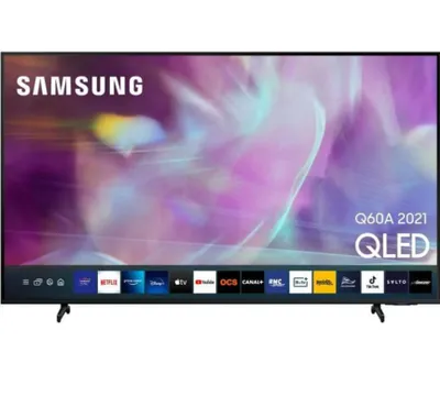 Produktbild von SAMSUNG QE75Q60A - Fernseher QLED UHD 4K - 75 '' (190 cm) - HDR10 + - Smart-Fernseher - 4 x HDMI - 2 x USB - .