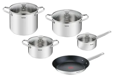 Immagine prodotto di Tefal Set di pentole in acciaio inox 9 pezzi Cook Eat B922S955