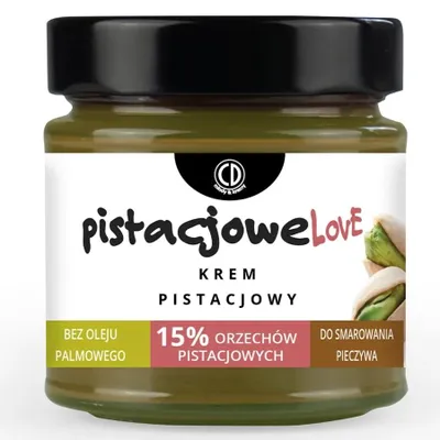 Obrázek produktu pro Krem pistacjowy 15% tłuszczu 200 g