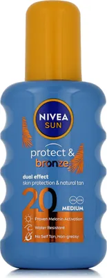 Obrázok produktu pre Nivea Sun Protect & Bronze sprej na opaľovanie SPF 20 200 ml