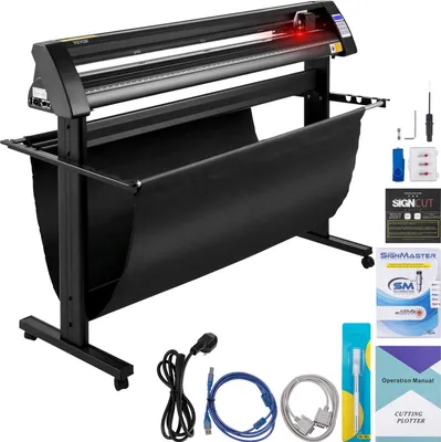 Zdjęcie produktu dla Ploter Tnący 1350mm z Podstawką, Ekran LED, Kompatybilny z Mac/Windows