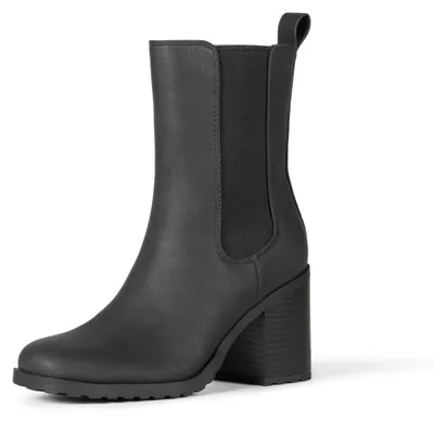 Immagine prodotto di Stivali Chelsea da donna, modello medio, con tacco, colore nero, taglia 41 EU