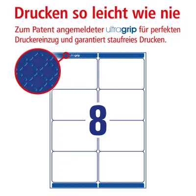 Obrázek produktu pro Avery L7165-40, Bílá, Laser, 99,1 x 67,7, 40 listy, 320 kusů