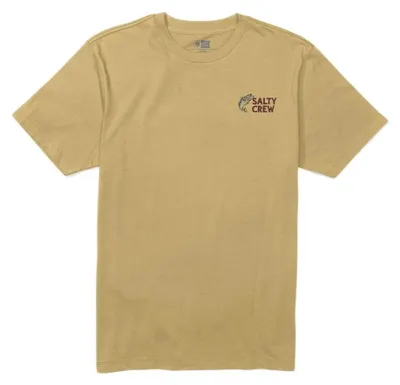 Image de T-shirt SS Salty Crew Bait Shop jaune minéral S