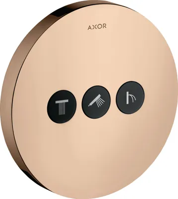 Produktbild von Ventil AXOR SHOWERSELECT ROUND UP für 3 Verbraucher polished red gold polished red gold