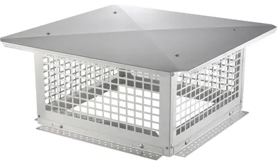 Obrázok produktu pre VEVOR komínový kryt z nehrdzavejúcej ocele 304 komínová kapota 582x582x245mm dažďová kapota komínová kapota komínová kapota