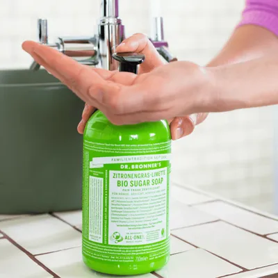 Produktbild von Bio Sugar Soap Zitronengras-Limette 710ml