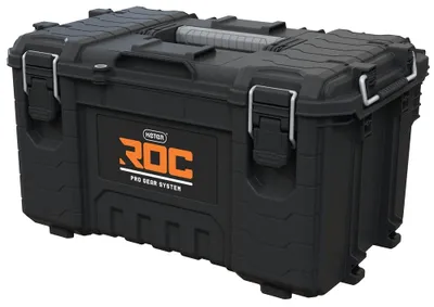Produktbild von Keter ROC Pro Gear 2.0 Werkzeugkoffer, robust, Schwarz/Grau