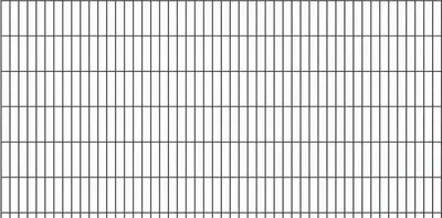 Immagine prodotto di Alberts 644062 Staccionata doppia, plastificata, antracite, altezza 123 cm