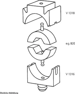 Produktbild von "Backenhalter V1316 Innen"