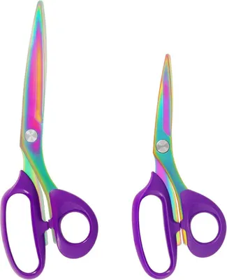 Produktbild von Asdirne Stoffschere Titanbeschichtet 26cm+21cm, 2er Set