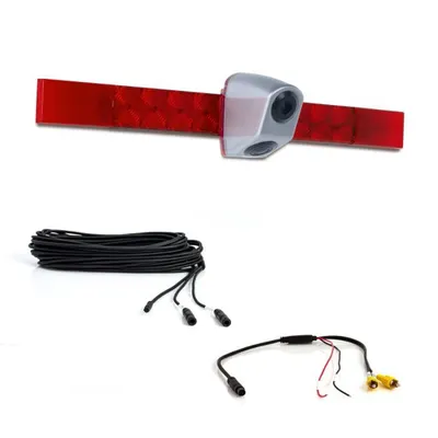 Image de Caratec Safety CS112TBLA Caméra jumelée avec troisième feu stop avec câble de raccordement de 15 m