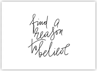 Produktbild von Poster - Poster ohne Rahmen - Manuskript Motto glauben - 70x50 cm - Wand Bild - Wanddeko - Wandbilder - Kunstposter - Wandposter - Bilder - Kunstdruck - Wanddekoration - Wandbild - P2XAA70x50-4355