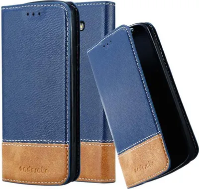 Produktbild von Cadorabo Hülle für LG G2 MINI Schutzhülle in Blau SHandyhülle Book Case Etui Kunstleder