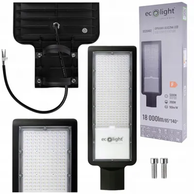 Obrázok produktu pre Grafitové pouličné svietidlo 200W 18000lm 5000K Eco Light EC20482