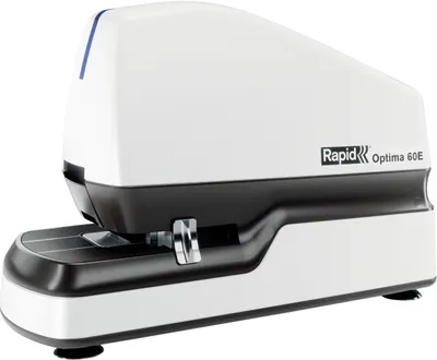 Produktbild von Rexel Optima 70 Elektro-Heftgerät, silber/schwarz, 70 Blätter, Schwarz, Silber, 2,37 kg, 215 mm, 400 mm, 172 mm