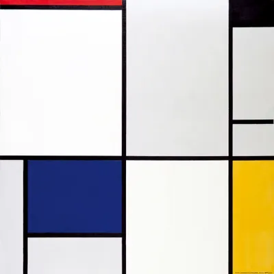 Obrázek produktu pro Piet Mondrian - obraz pro umělecký tisk - Tableau I, 1921 (70 x 70 cm)