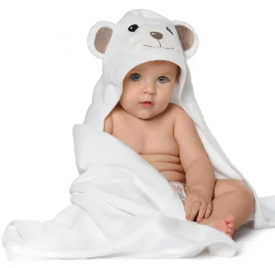 Produktbild von Superweiche Babyhandtücher mit Kapuze - Bambus, Ideal für geborene und Kleinkinder