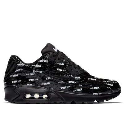 Produktbild von Nike Air Max 90 All-Over Print Black White - EU 42
