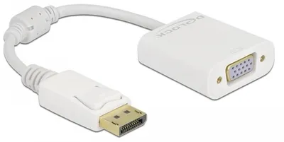 Image de Delock 61007 DELOCK Adapter DisplayPort 1.2 Stecker zu VGA Buchse weiß