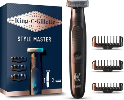 Image de Gillette King C. Gillette Style Master Tondeuse à barbe pour hommes