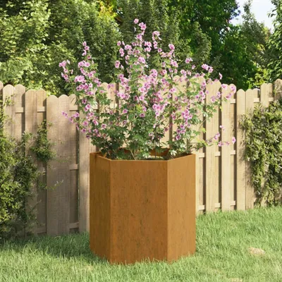 Obrázok produktu pre The Living Store Kvetináč Rusty 40x40x45 cm Corten oceľ