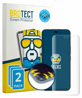 Produktbild von 2x BROTECT Fullscreen Schutzfolie für Honor 400 Pro Displayschutz Folie Fullcover Klar Transparent