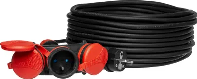Zdjęcie produktu dla Przedłużacz 3-gniazdowy z uziemieniem 3x1,5mm 20mb IP54 W-98999