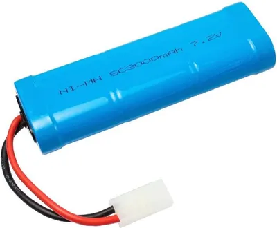Produktbild von vhbw Akku kompatibel mit Tamiya Stecker für Modellbau (3000mAh, 7,2V, NiMH, Blau)