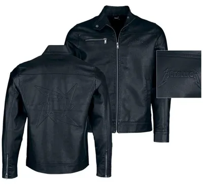 Produktbild von Metallica Kunstlederjacke Herren EMP Signature Collection schwarz XXL